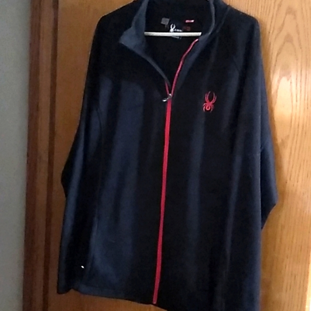 Spyder black zip up